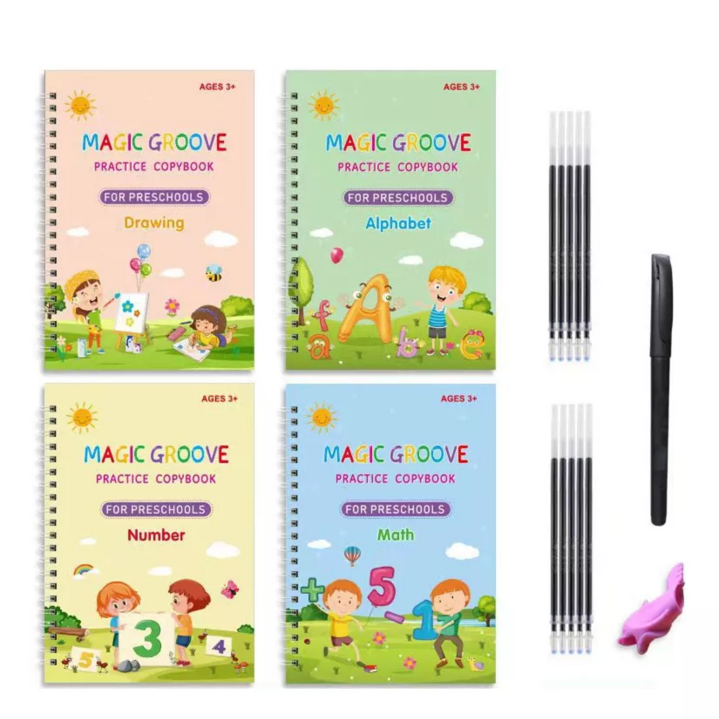 📚 Set Cuaderno Mágico Caligrafía Montessori  ✍️