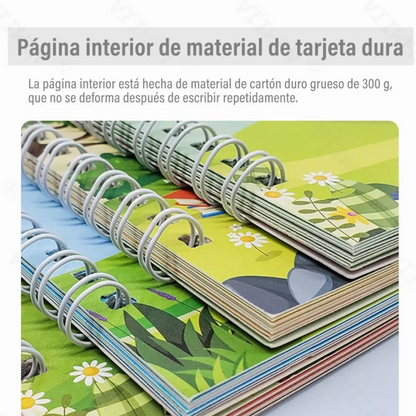 📚 Set Cuaderno Mágico Caligrafía Montessori  ✍️