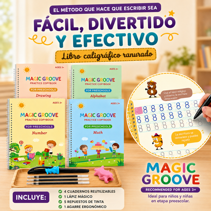 📚 Set Cuaderno Mágico Caligrafía Montessori  ✍️
