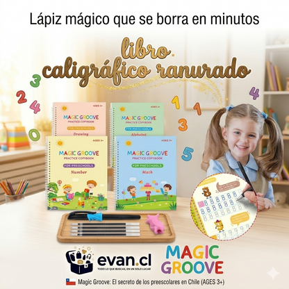 📚 Set Cuaderno Mágico Caligrafía Montessori  ✍️